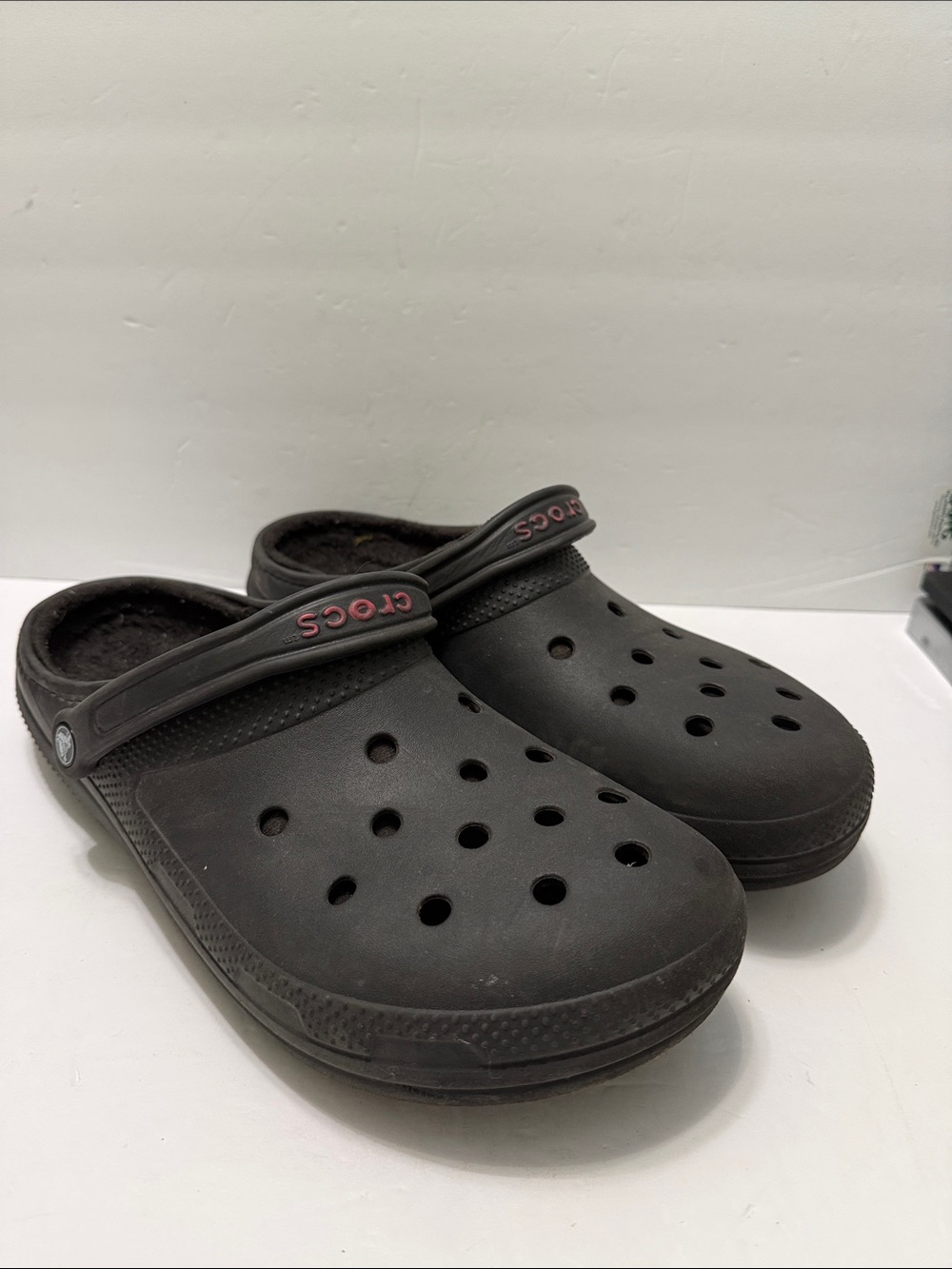 Men’s CROCS Black Clog with Rec Logo Accent